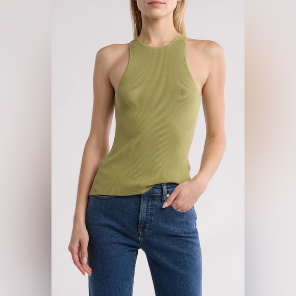 Madewell Tops - Madewell Snowy Phoebe Ribbed Tank Women’s Size Extra Large